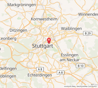 Map of S-Ost, Baden-Wurttemberg