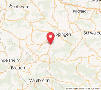 Map of Sulzfeld, Baden-Wurttemberg