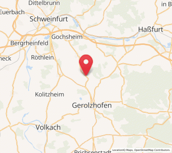 Map of Sulzheim, Bavaria
