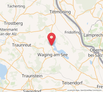 Map of Taching a. See, Bavaria