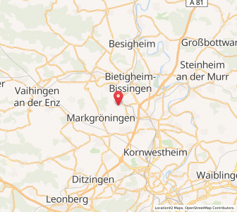 Map of Tamm, Baden-Wurttemberg