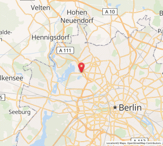 Map of Berlin-Tegel, Berlin