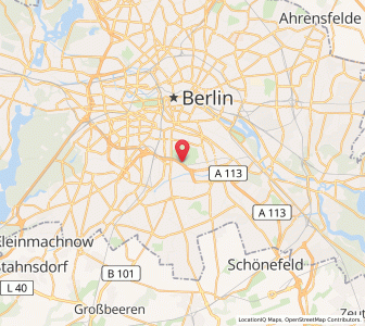 Map of Berlin-Tempelhof, Berlin