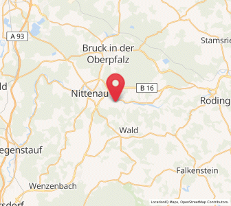 Map of Tiefenbach, Bavaria
