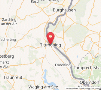 Map of Tittmoning, Bavaria