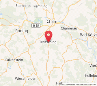 Map of Traitsching, Bavaria