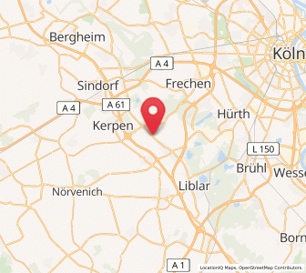 Map of Türnich, North Rhine-Westphalia