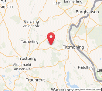 Map of Tyrlaching, Bavaria