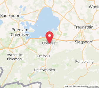 Map of Übersee, Bavaria