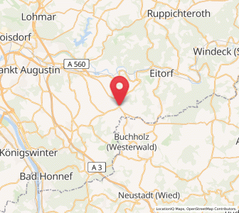 Map of Uckerath, North Rhine-Westphalia