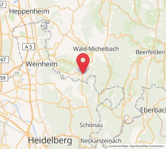 Map of Unter-Abtsteinach, Hesse