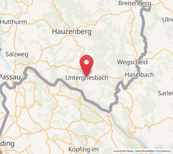 Map of Untergriesbach, Bavaria