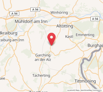Map of Unterneukirchen, Bavaria