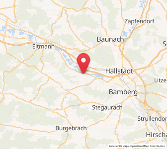 Map of Viereth-Trunstadt, Bavaria