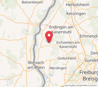 Map of Vogtsburg im Kaiserstuhl, Baden-Wurttemberg