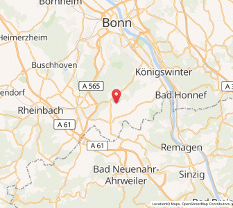 Map of Wachtberg, North Rhine-Westphalia