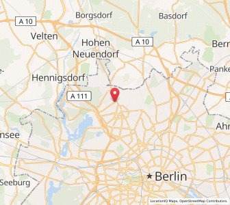 Map of Waidmannslust, Berlin