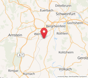 Map of Waigolshausen, Bavaria