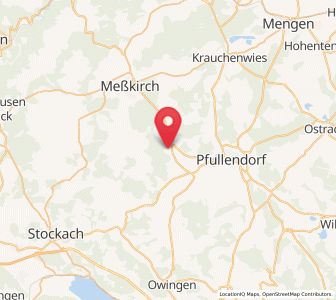 Map of Wald, Baden-Wurttemberg