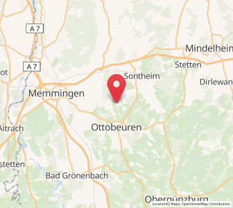 Map of Wald, Bavaria
