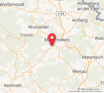 Map of Waldershof, Bavaria