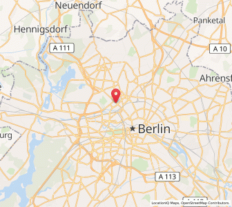 Map of Berlin-Wedding, Berlin
