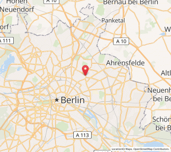 Map of Berlin-Weißensee, Berlin