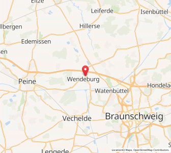 Map of Wendeburg, Lower Saxony