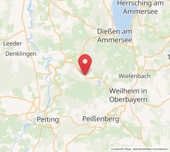 Map of Wessobrunn, Bavaria