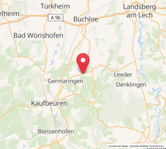Map of Westendorf, Bavaria