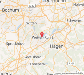 Map of Wetter, North Rhine-Westphalia