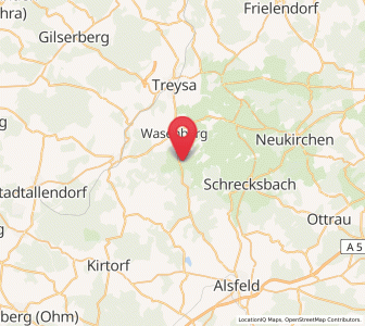 Map of Willingshausen, Hesse