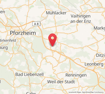 Map of Wimsheim, Baden-Wurttemberg