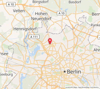 Map of Berlin-Wittenau, Berlin