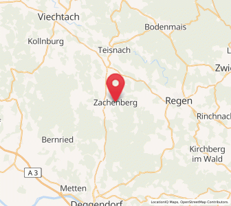 Map of Zachenberg, Bavaria