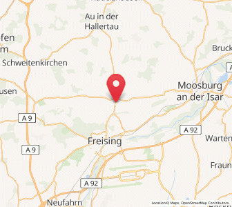 Map of Zolling, Bavaria