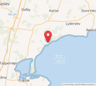 Map of Faxe Ladeplads, Zealand