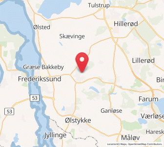 Map of Slangerup, Capital Region