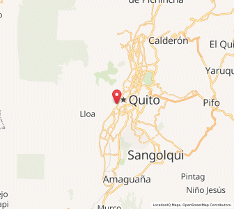 Karte von Quito, Pichincha