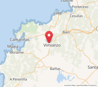 Map of A Toxa, Galicia