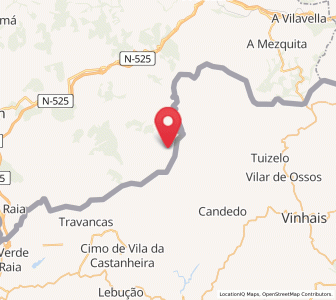 Map of A Trabe, Galicia