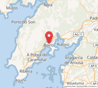 Map of Abanqueiro, Galicia