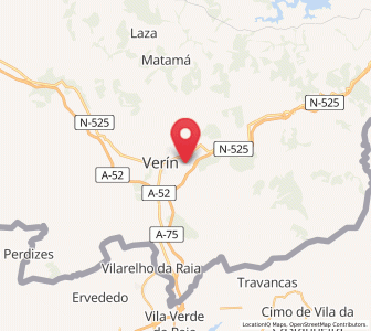 Map of Abedes, Galicia