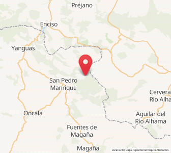 Map of Acrijos, Castille and León