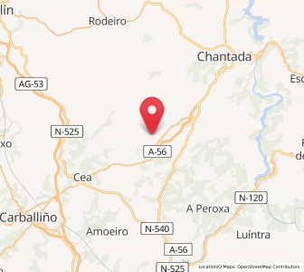 Map of Aguada, Galicia