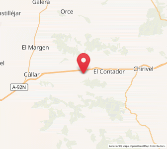 Map of Aguaderico de Rubio, Andalusia