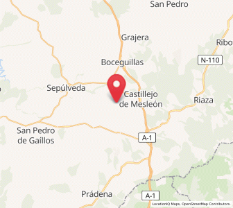 Map of Alameda, Castille and León