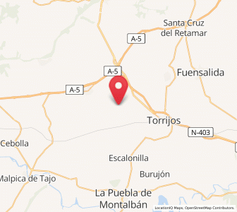 Map of Alcabón, Castille-La Mancha