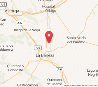 Map of Alcaidón, Castille and León