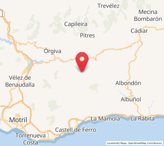Map of Alcázar, Andalusia